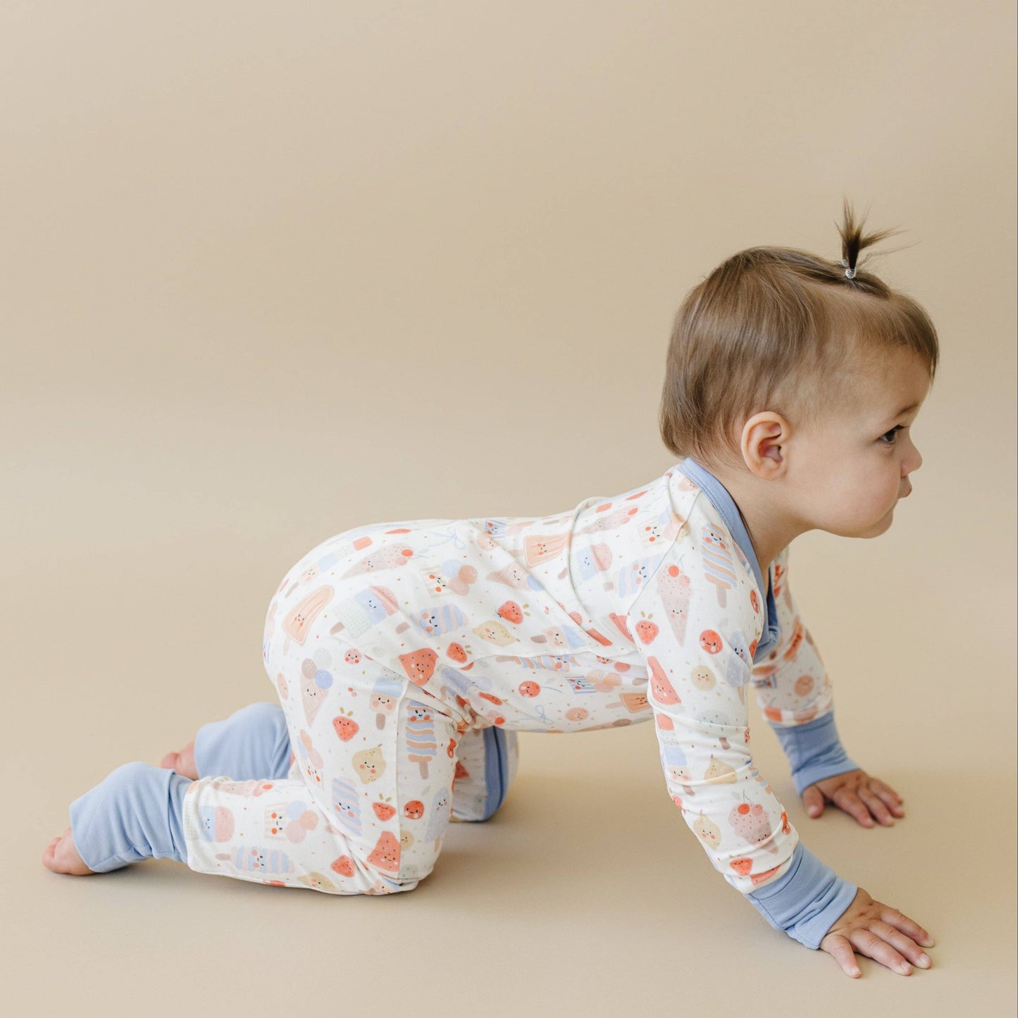 Popsicles Bamboo Zippy Romper Summer Baby Pajamas