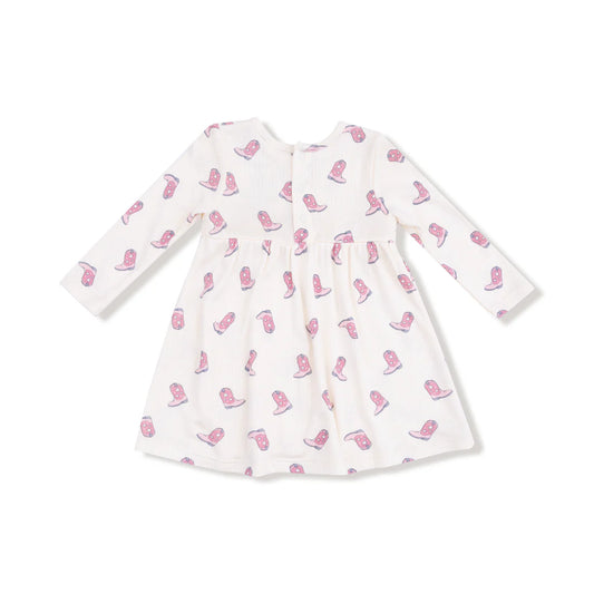 Simple Dress + Bloomer - Petite Cowgirl Boots