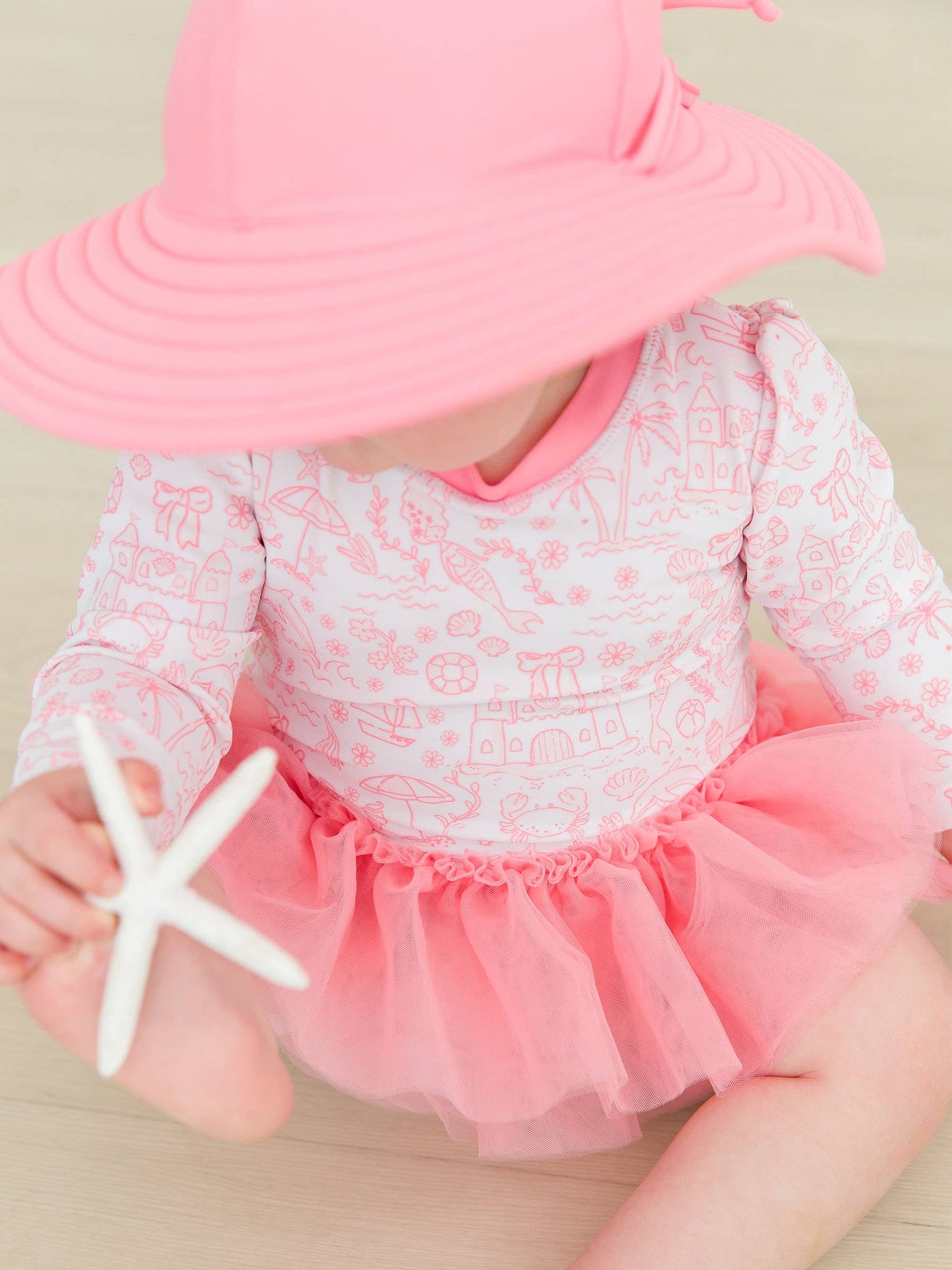 Girls Bubblegum Pink Swim Hat