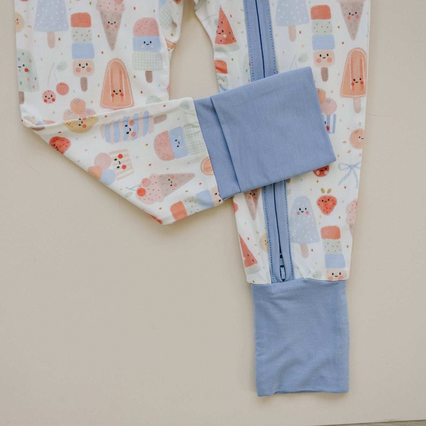 Popsicles Bamboo Zippy Romper Summer Baby Pajamas