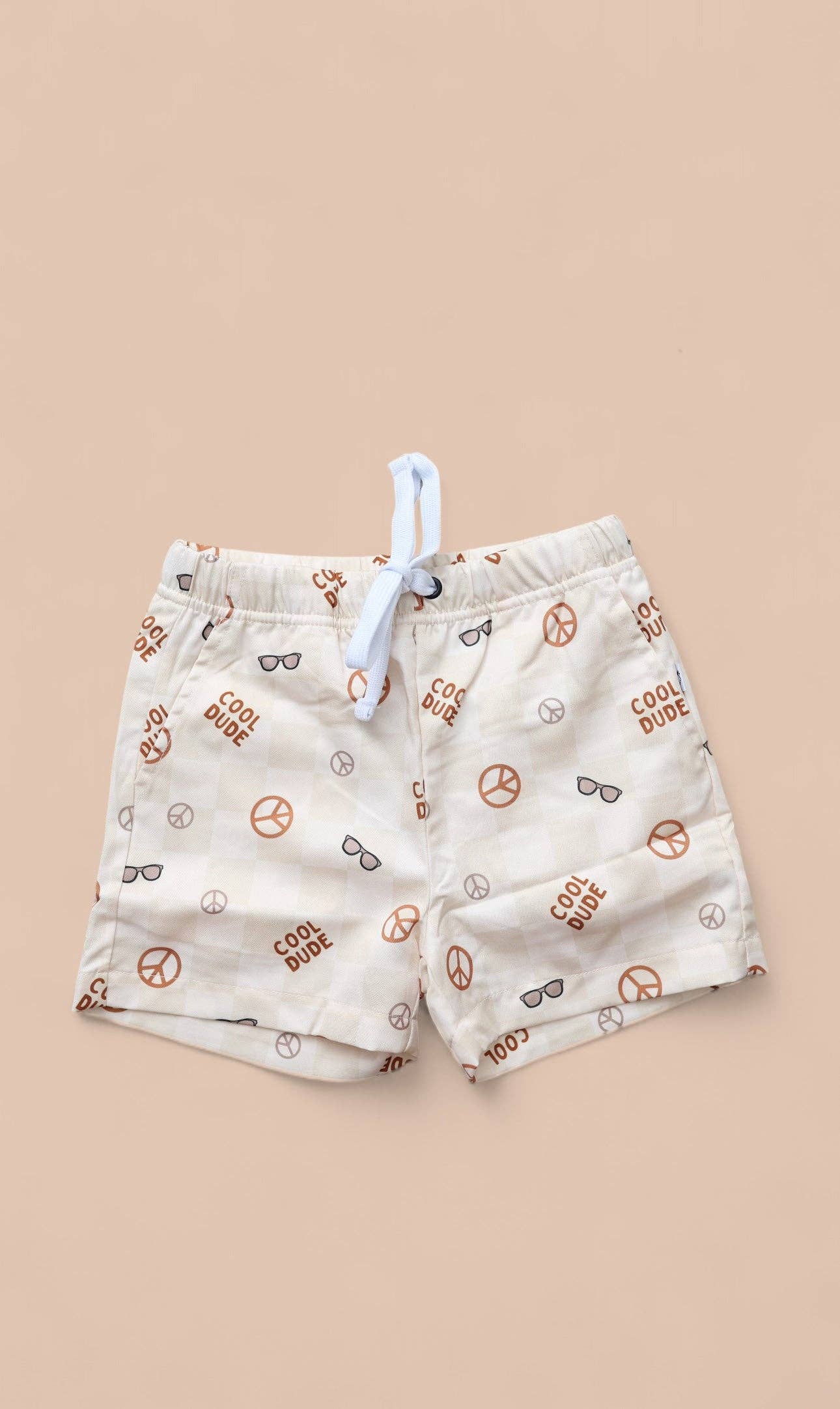 COOL DUDE CHECKERS BOY'S DREAM SWIM TRUNKS