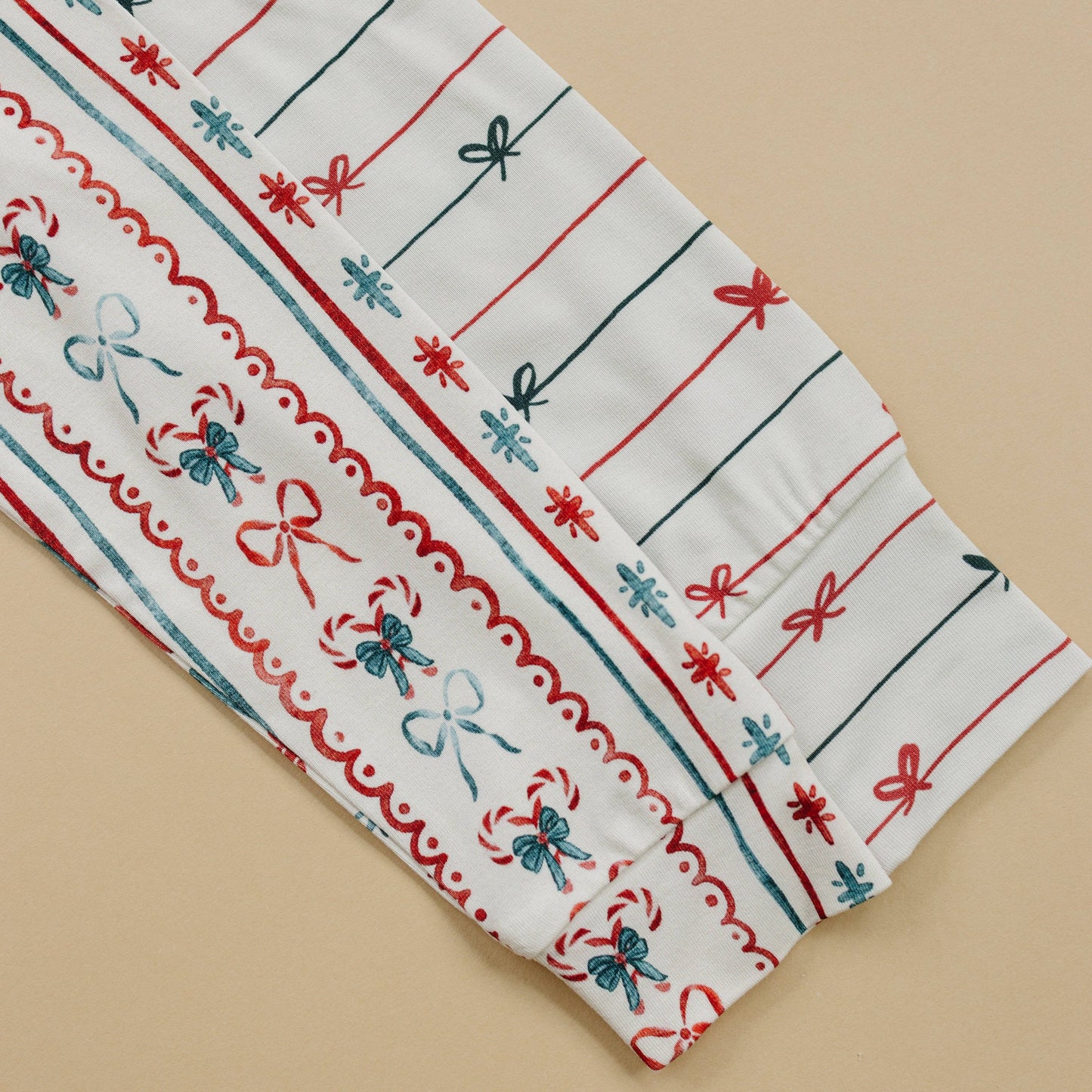 Candy Cane Lane Zippy Romper Baby Girl Christmas Pajamas PJs