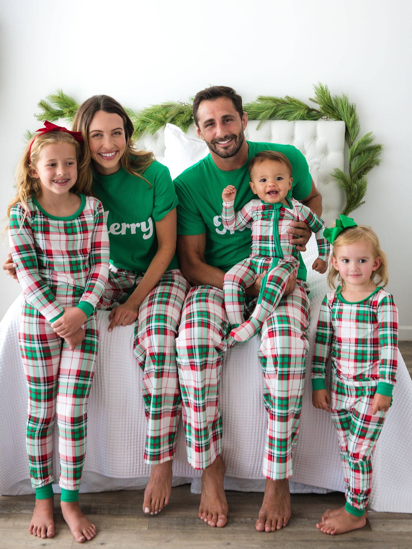 SoftSnooze™ Baby Boys Cotton Modal Dashing Dreams Plaid Footed One Piece Pajama