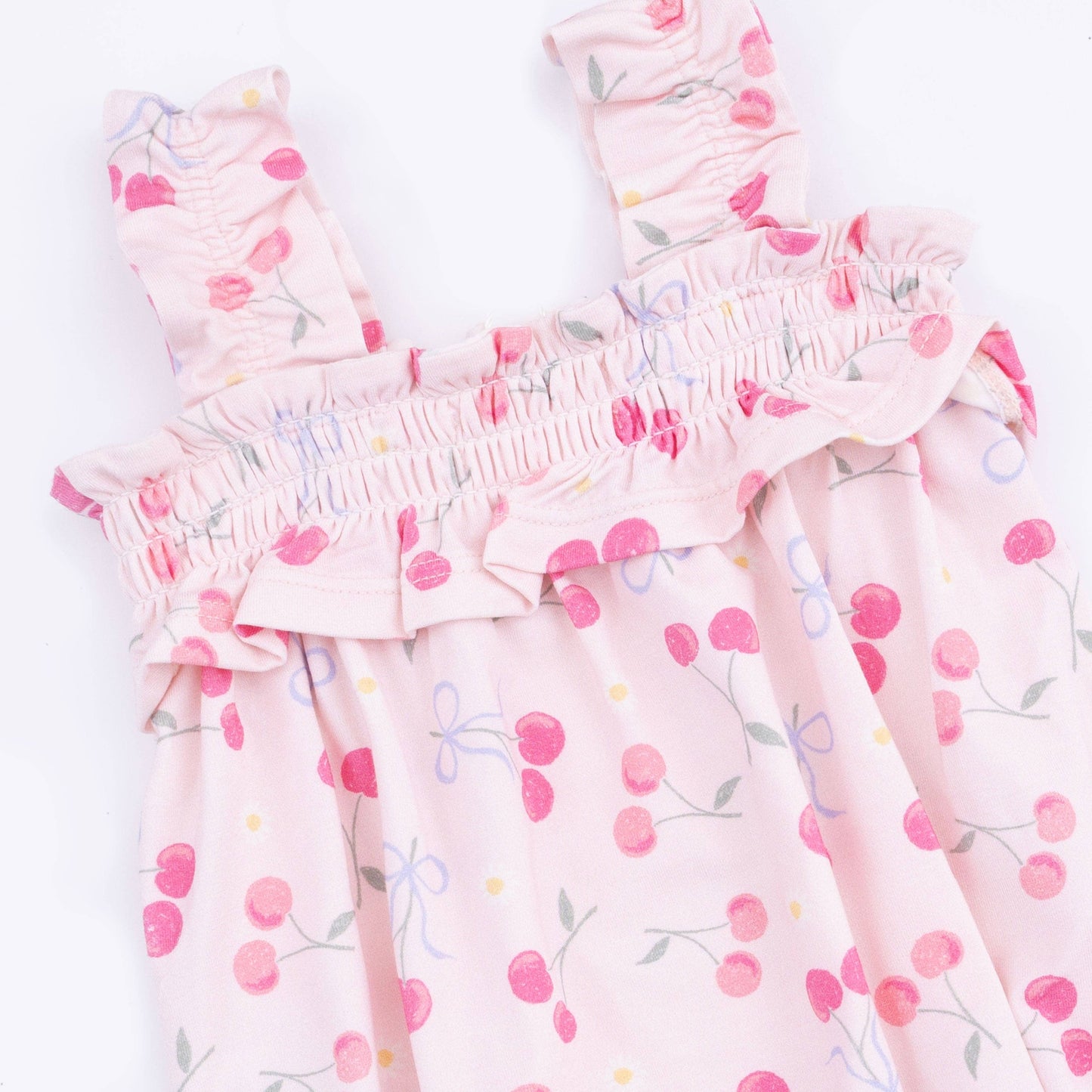 Sweet Bow Cherries - Ruffly Strap Bubble