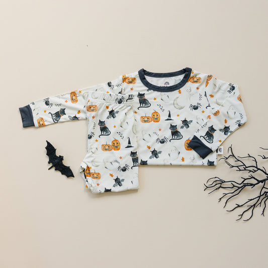 Halloween Print 2pc Bamboo Pajamas