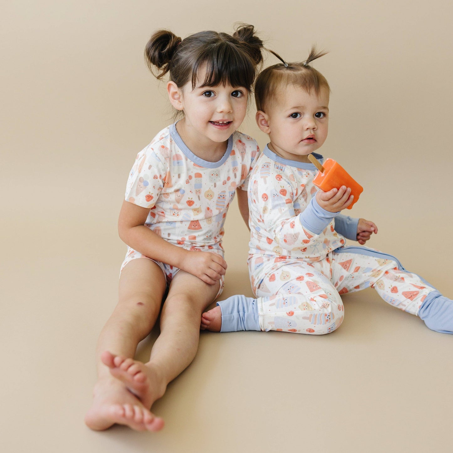 Popsicles 2pc Bamboo Pajamas Toddler Kids Summer PJs