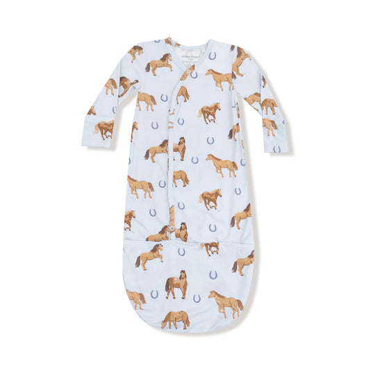 Horses Blue Bundle Gown