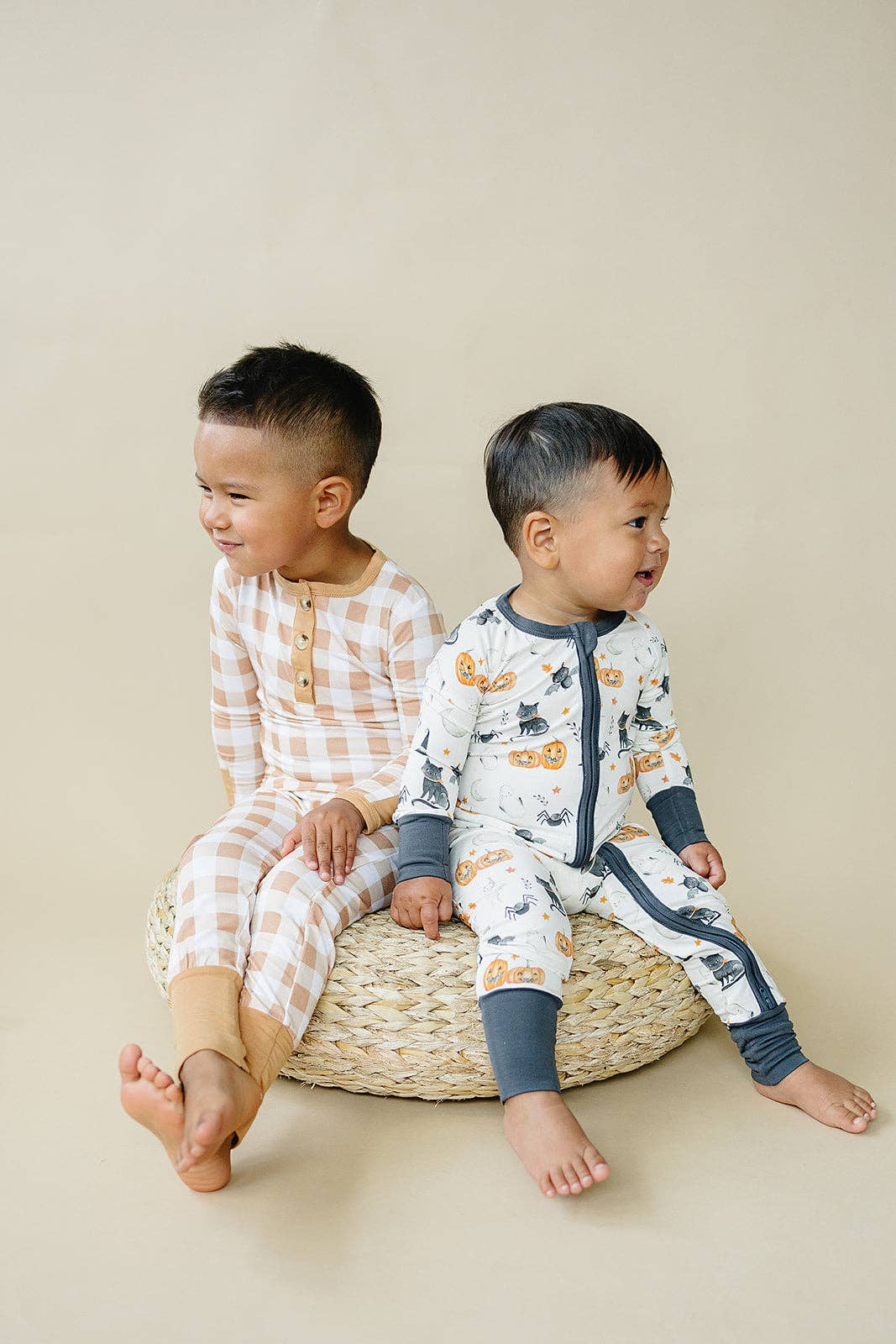 Boo Crew Bamboo Zippy Romper Halloween Baby Pajamas PJs