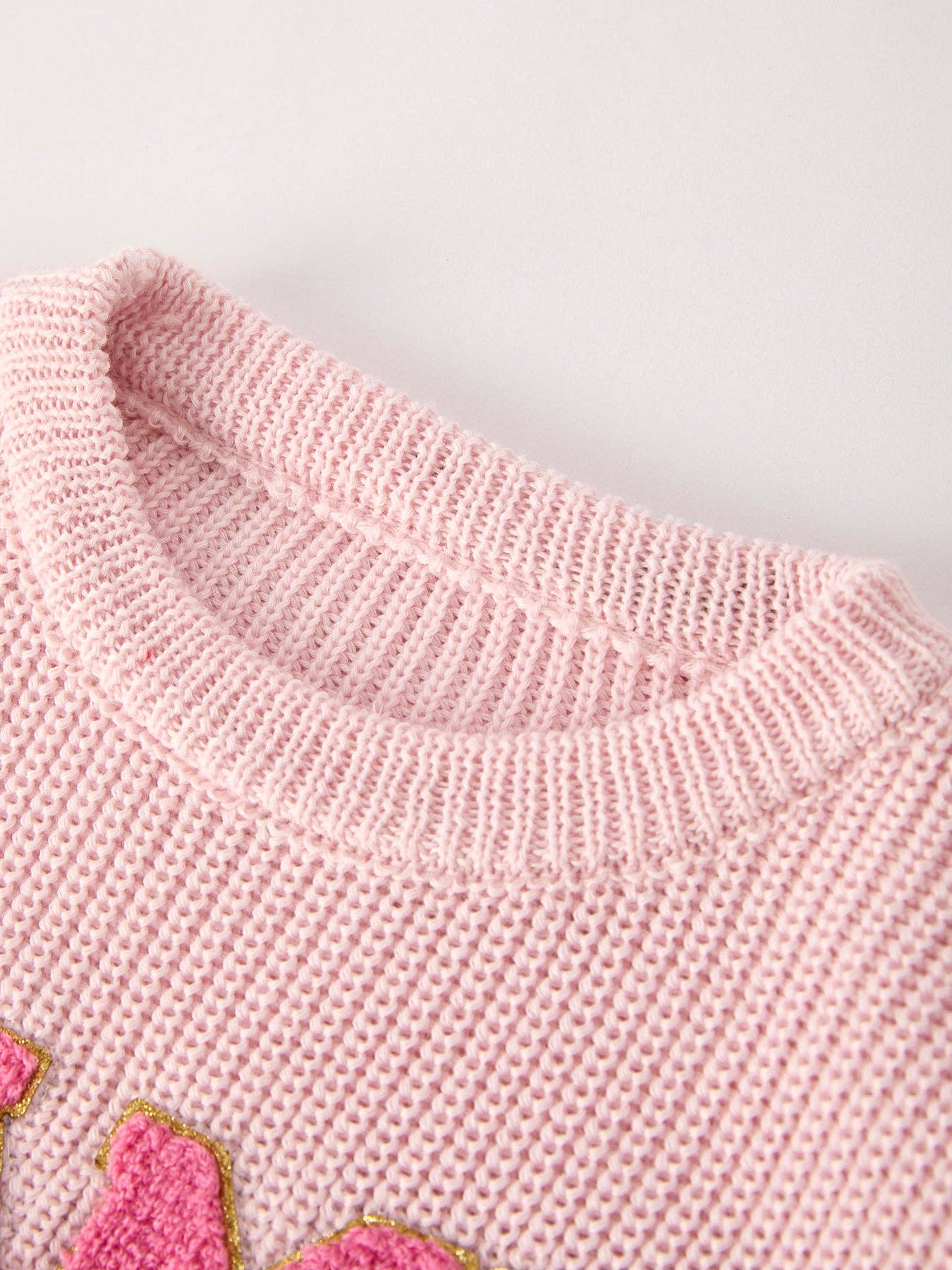 “GAME DAY” Football Light Pink Pullover Sweater
