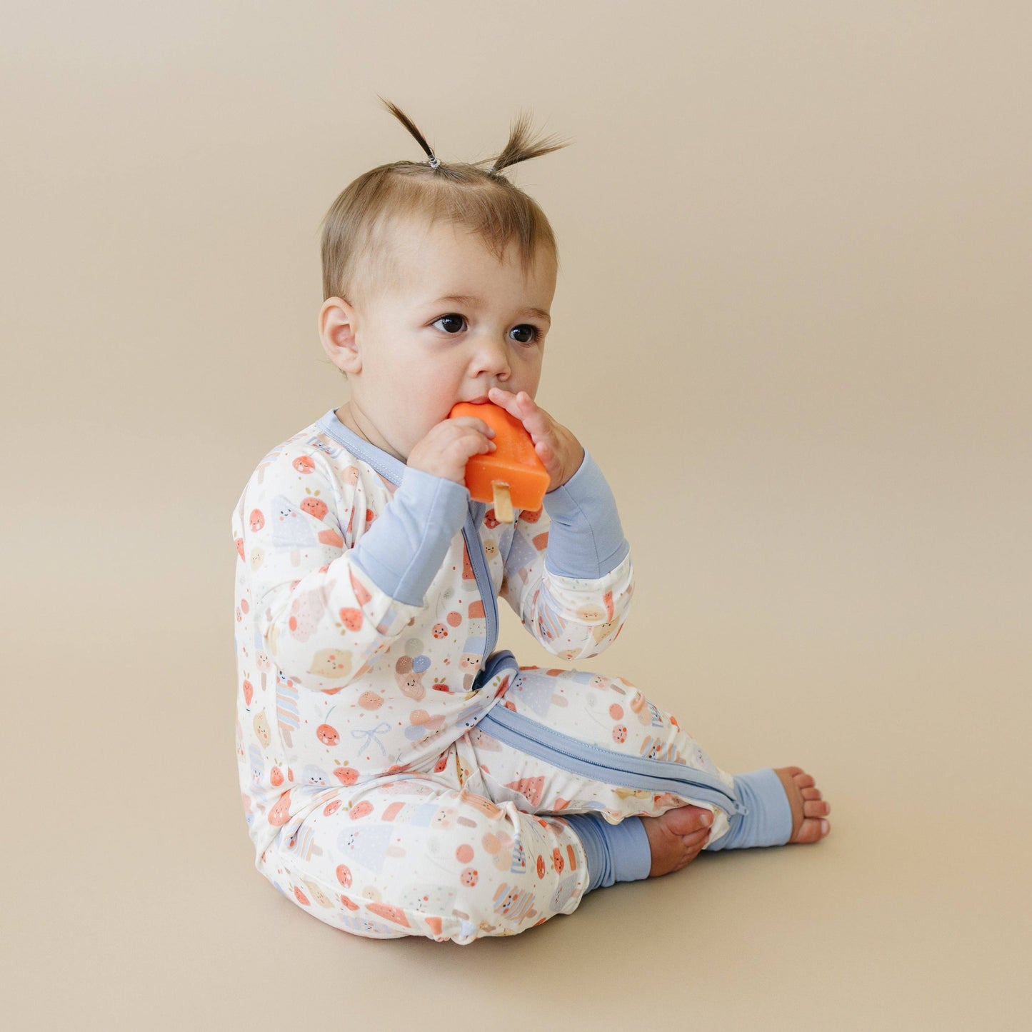 Popsicles Bamboo Zippy Romper Summer Baby Pajamas