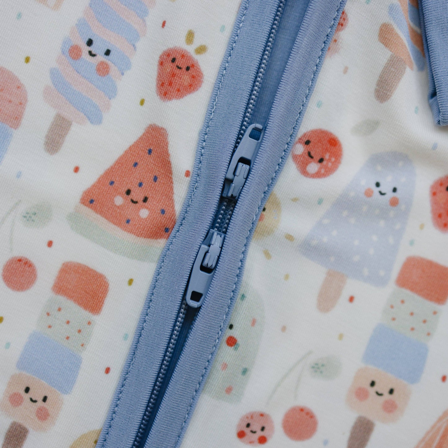 Popsicles Bamboo Zippy Romper Summer Baby Pajamas