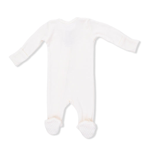 Solid Sugar Swizzle - 2 Way Zipper Footie