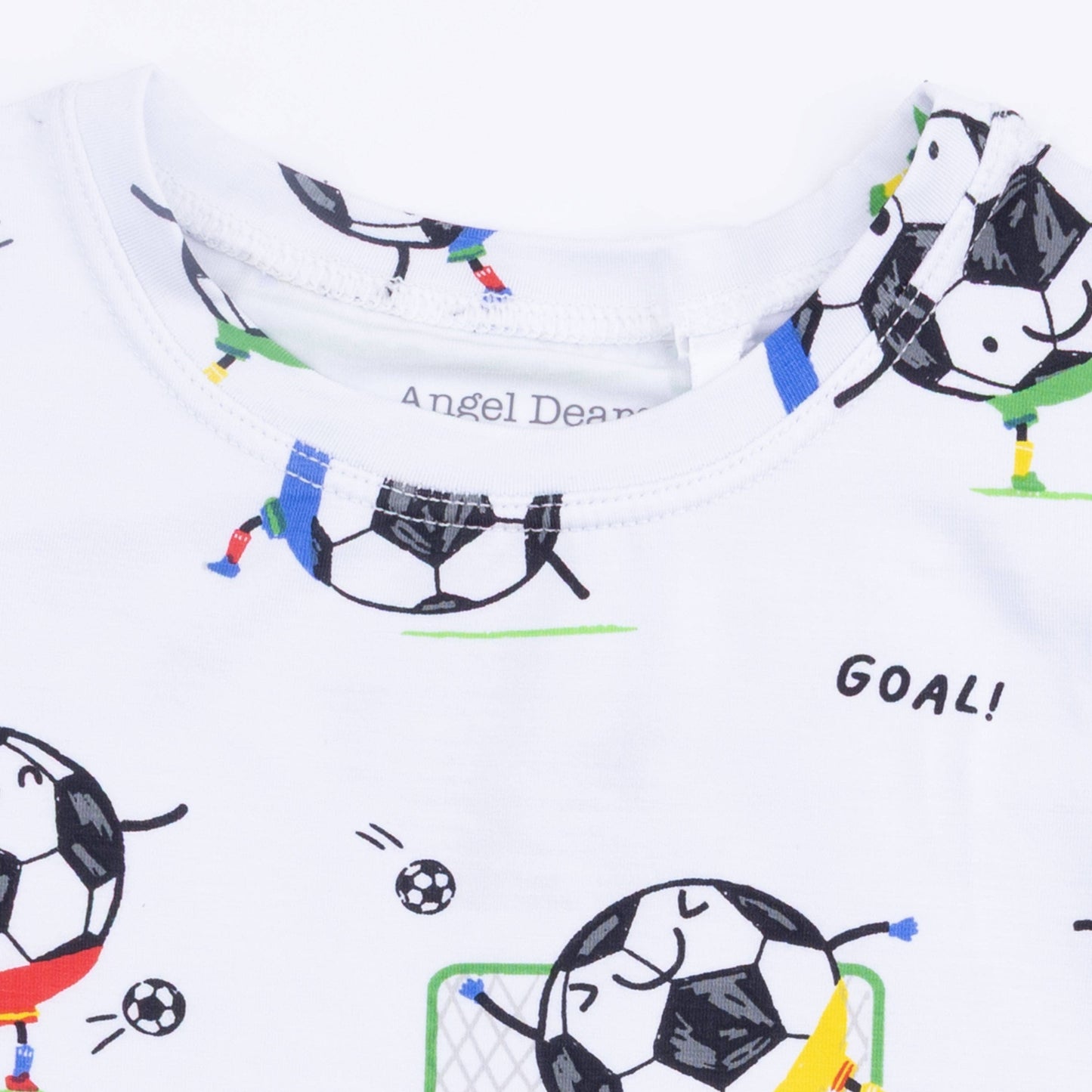 Soccer Balls Playing Soccer Blue - Loungewear Short Set