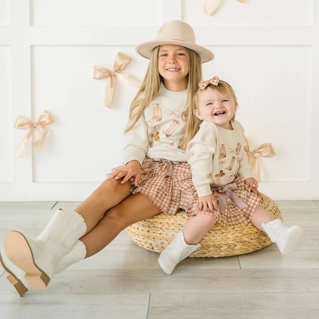 Cowgirl Cutie Long Sleeve Romper - Baby Clothes- Western