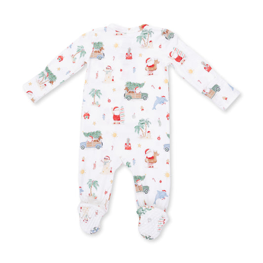 Beach Christmas - 2 Way Zipper Footie