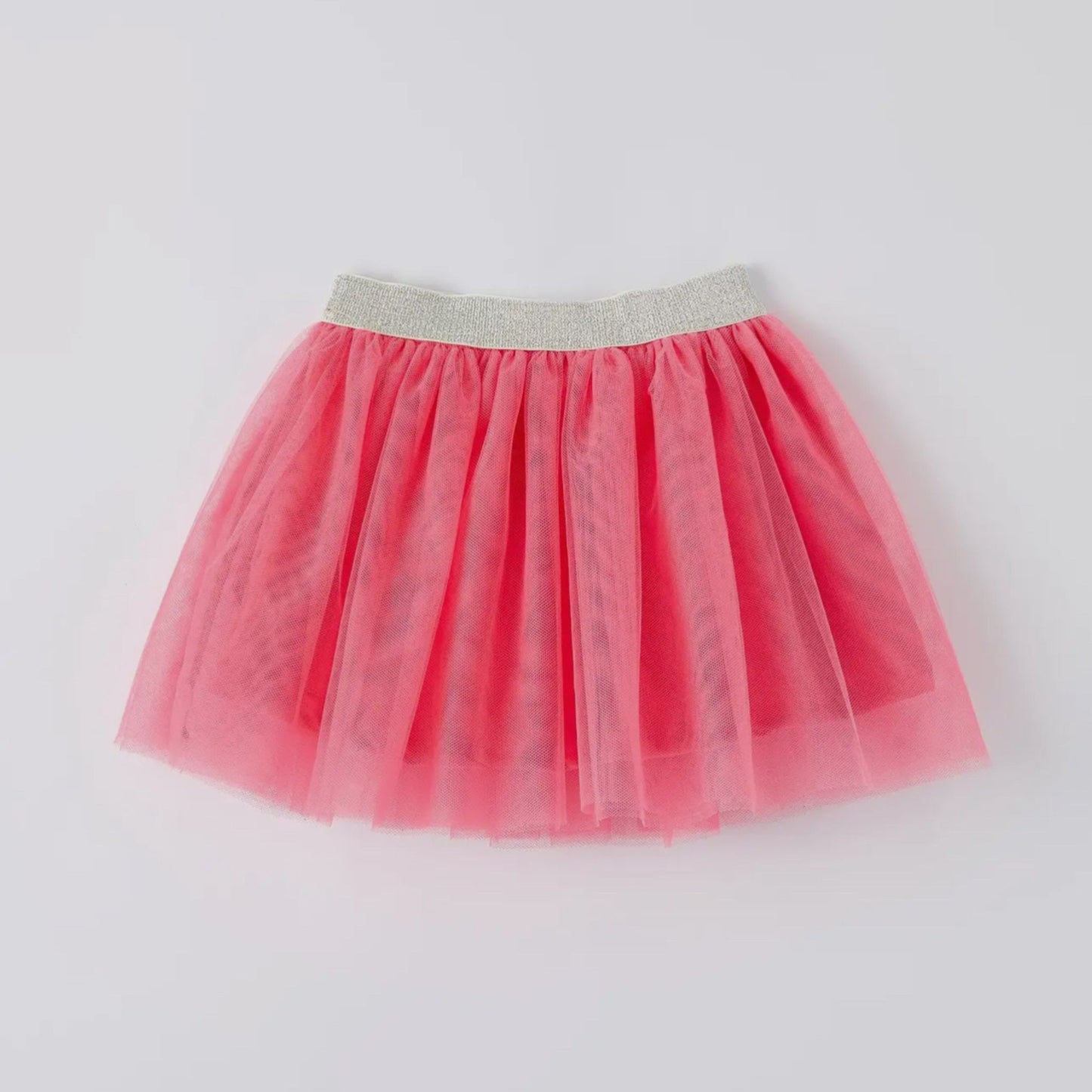 Christmas Candy Cane and Bows Sequin Applique Pink Tulle Skirt