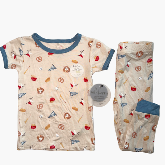 Let's Play Ball! Short Sleeve Pajama Set