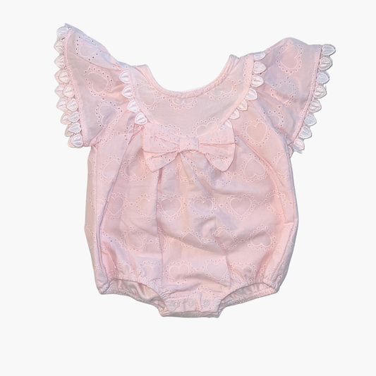 Heart Bubble Romper Set