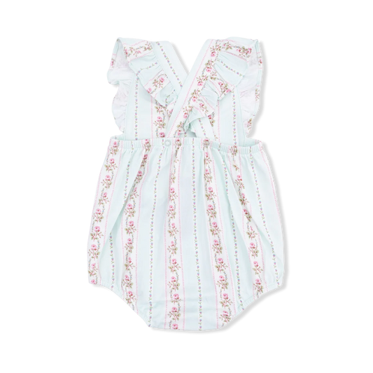 Angel Dear Antoinette Stripe Ruffle Sunsuit