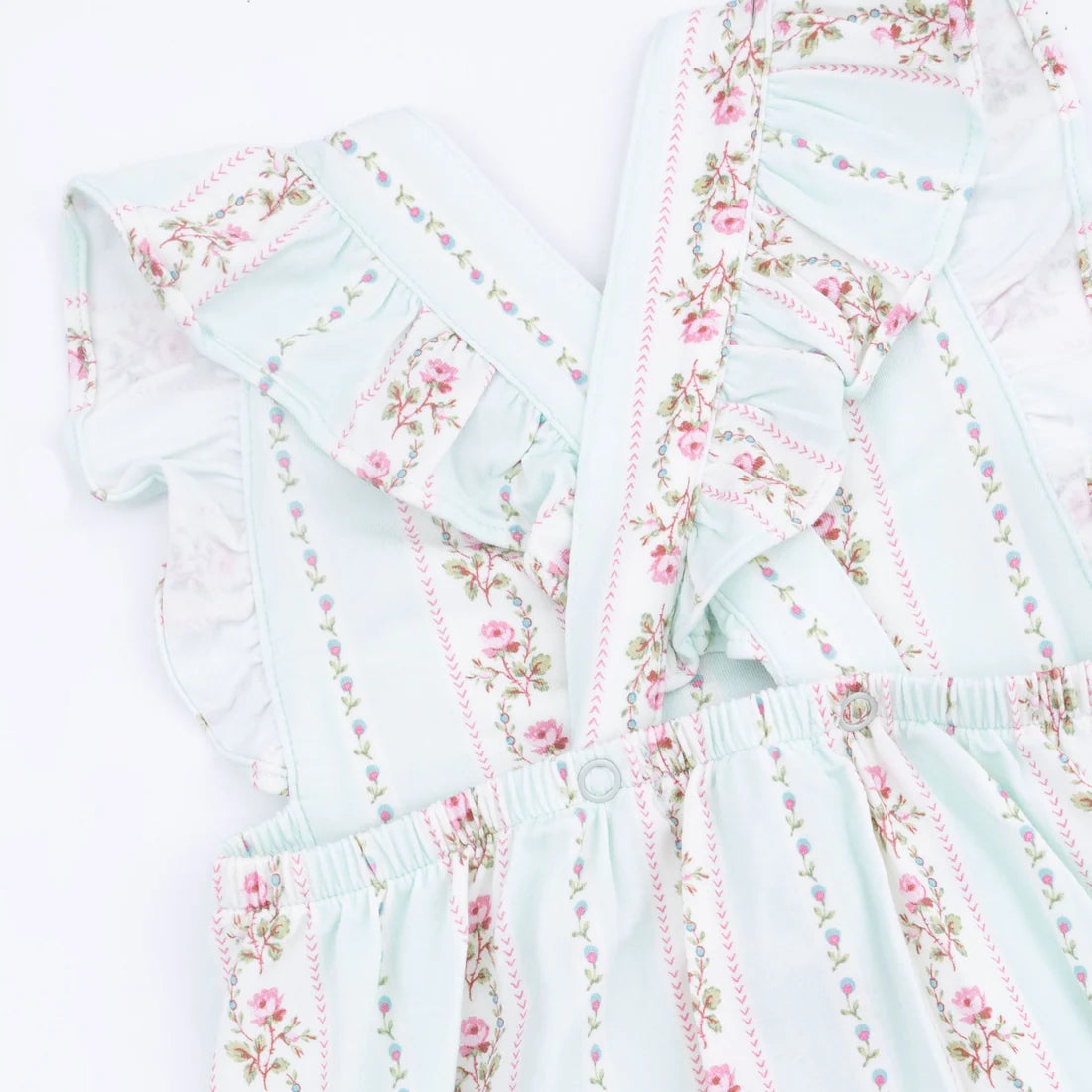 Angel Dear Antoinette Stripe Ruffle Sunsuit