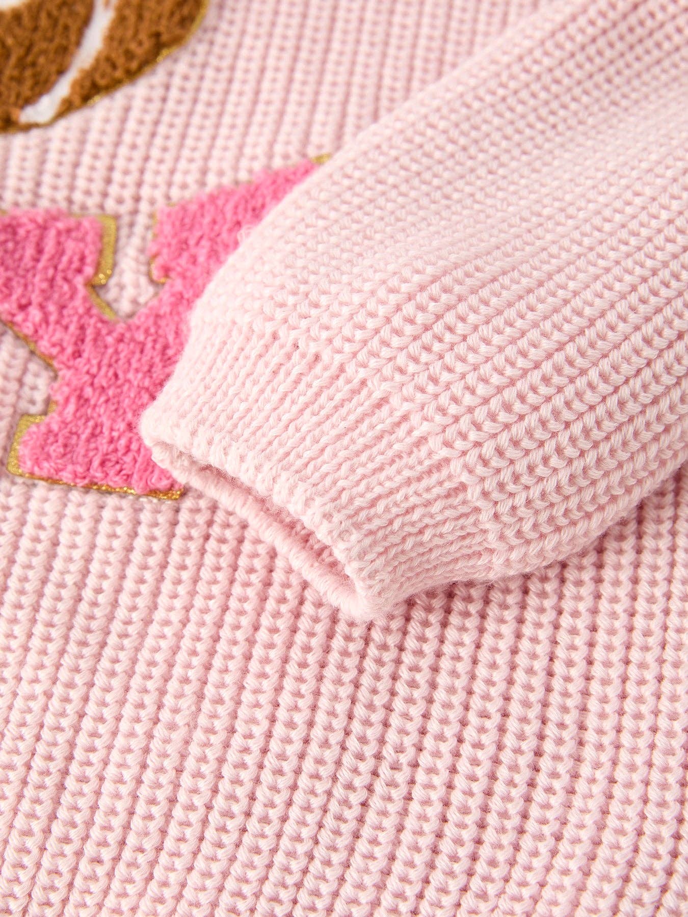 “GAME DAY” Football Light Pink Pullover Sweater