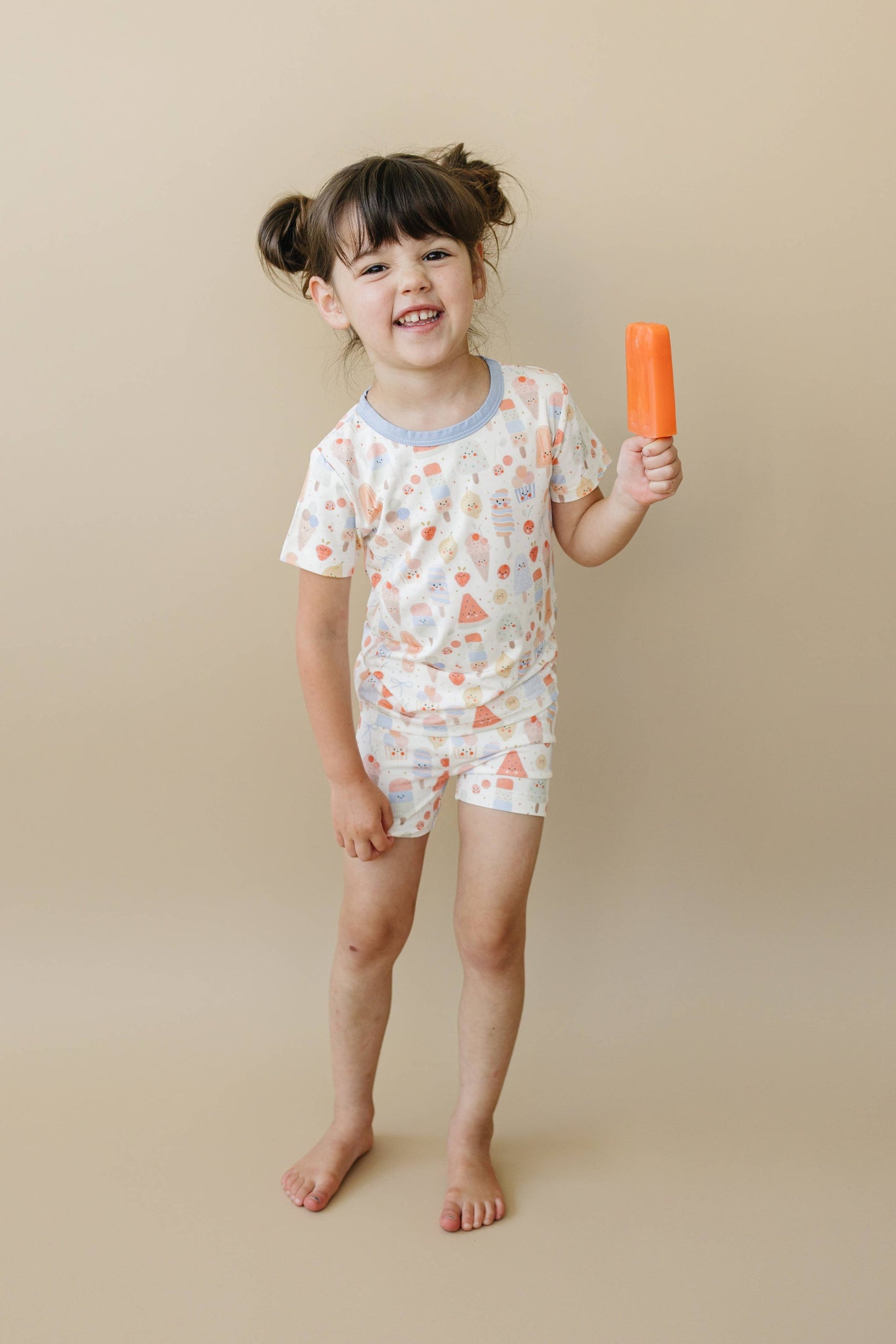 Popsicles 2pc Bamboo Pajamas Toddler Kids Summer PJs