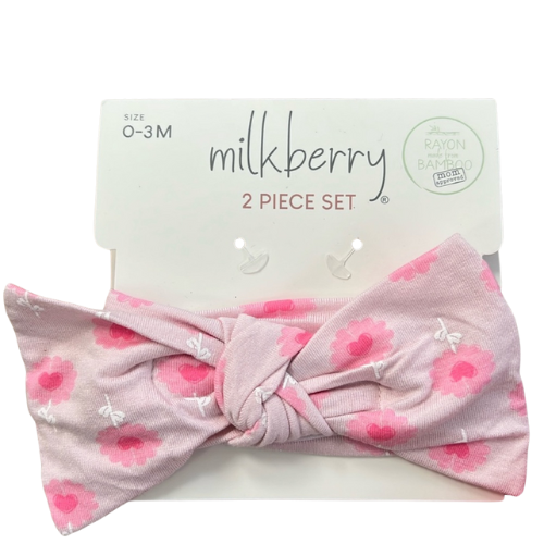 Heart Daisies Tulle Bodysuit and Headband Set