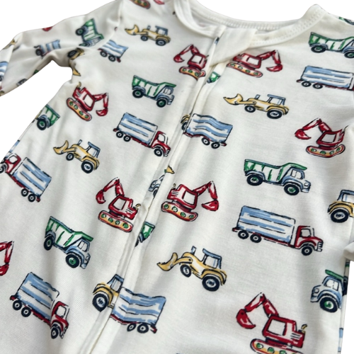 Trucks Bamboo Footie with Hat