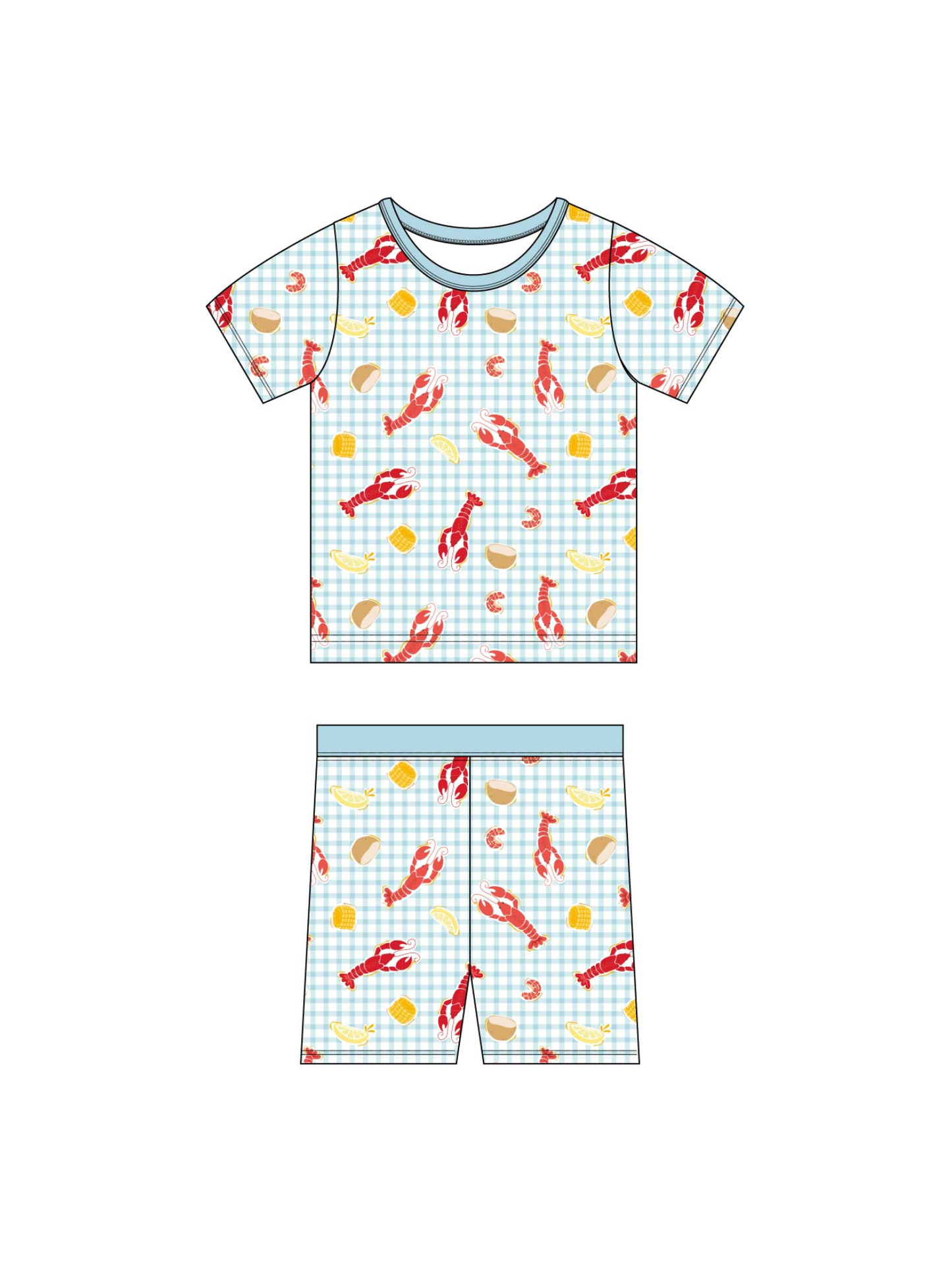 Crawfish Short Set