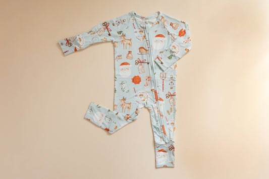 Cookies To Santa Bamboo Romper