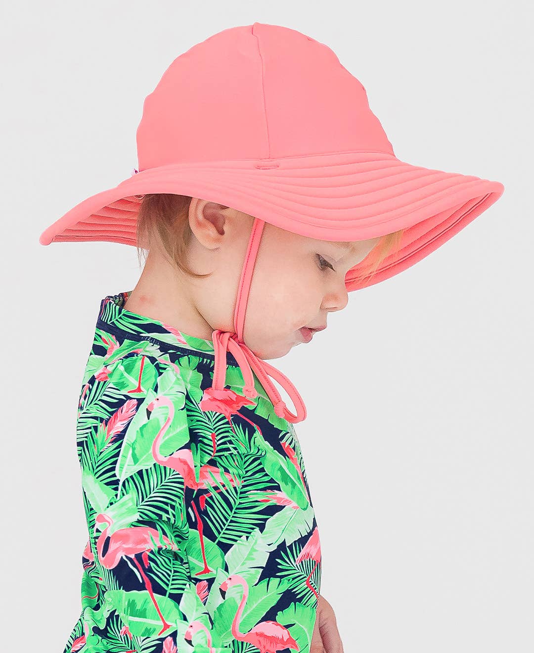 Girls Bubblegum Pink Swim Hat