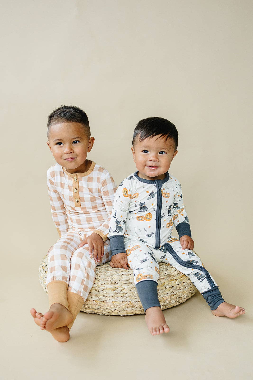 Boo Crew Bamboo Zippy Romper Halloween Baby Pajamas PJs