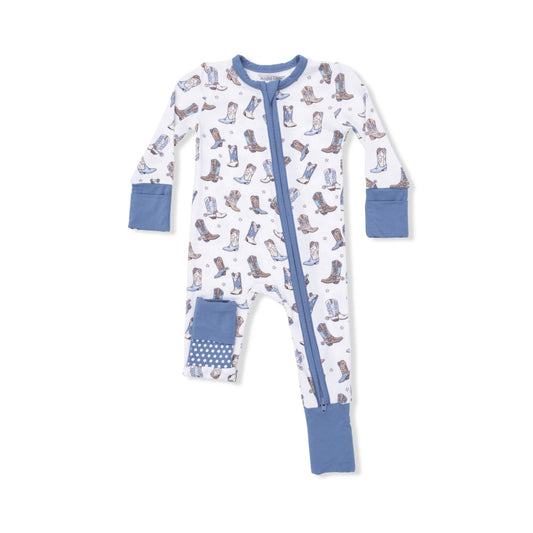 Cowboy Boots - Convertible Romper