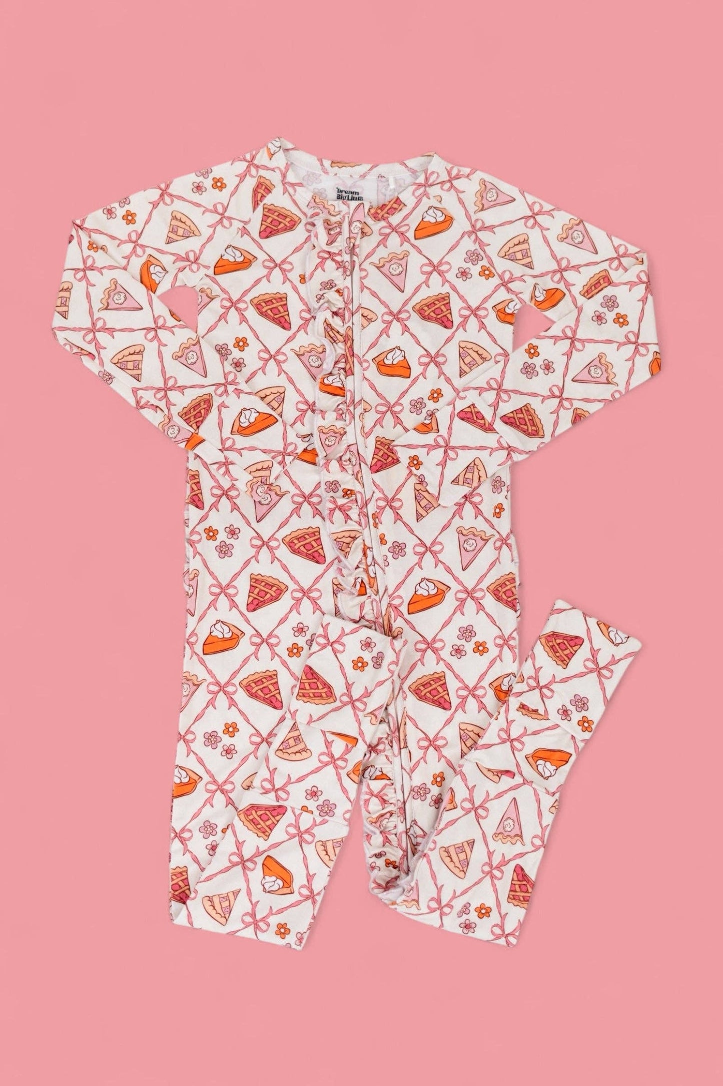 SLICE OF FALL DREAM RUFFLE ROMPER