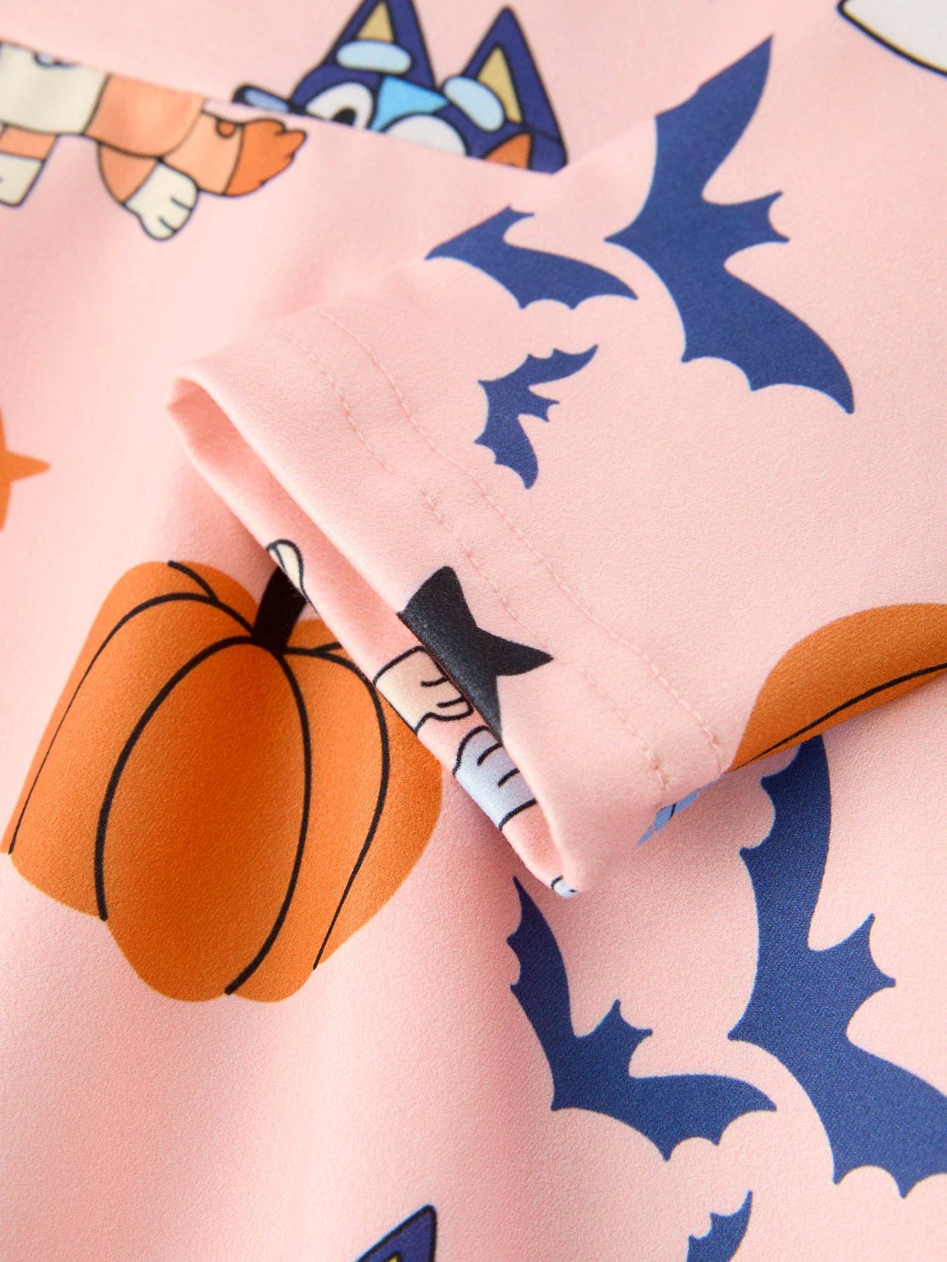 Halloween Bluey Ghost Pumpkin Character Girls Dress