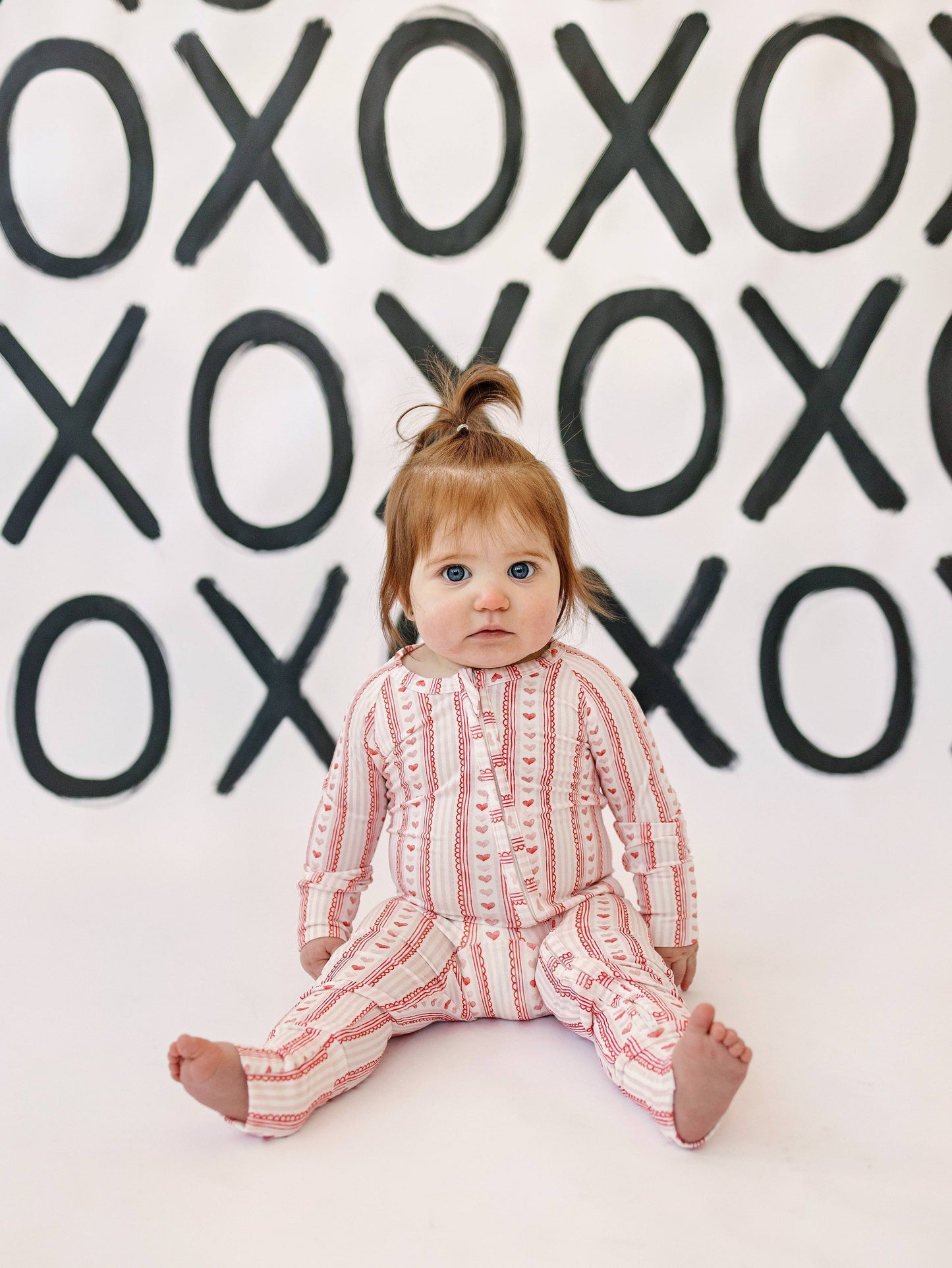 Heart Lace Bamboo Zippy Romper Bamboo Baby Girl Pajamas Pink
