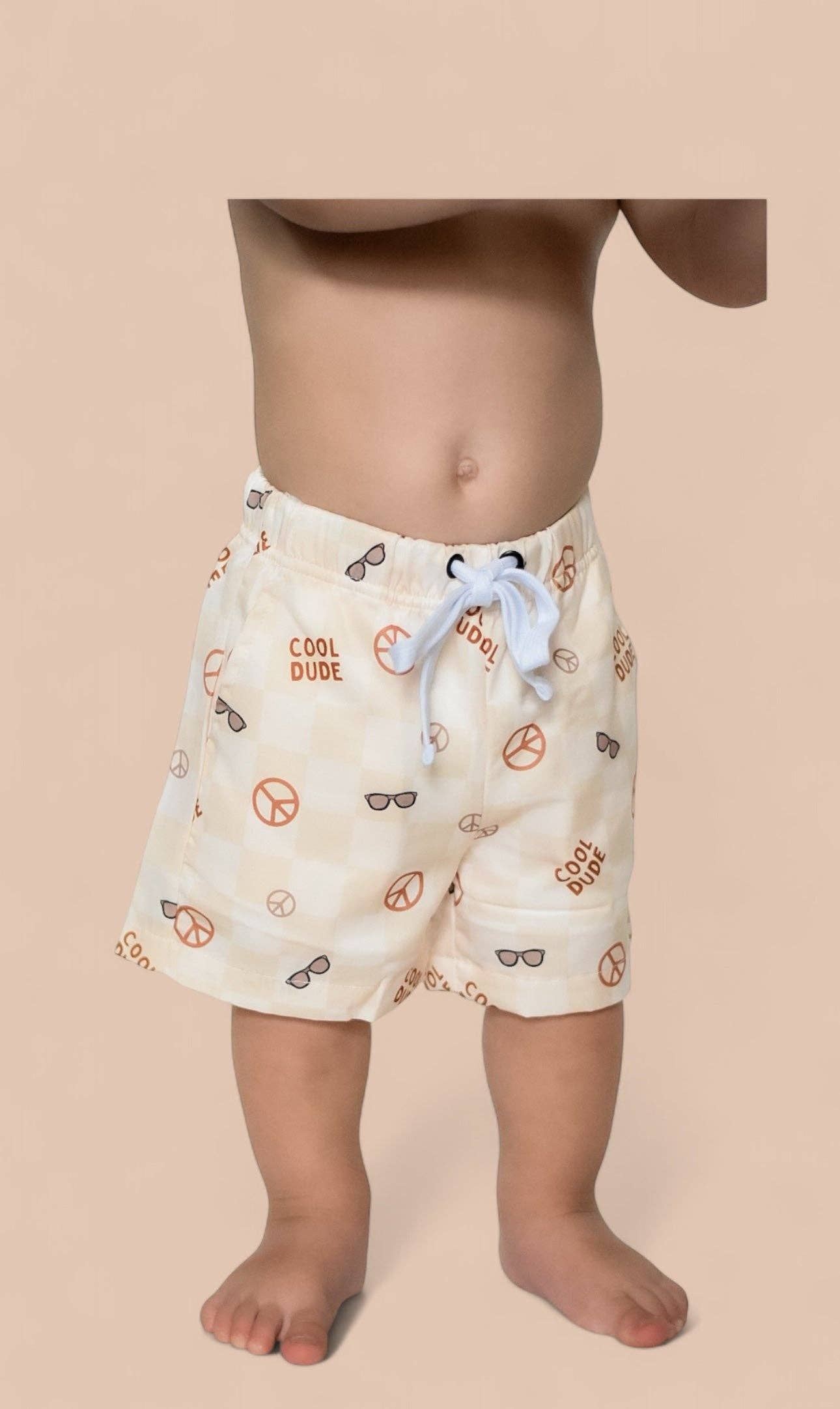 COOL DUDE CHECKERS BOY'S DREAM SWIM TRUNKS