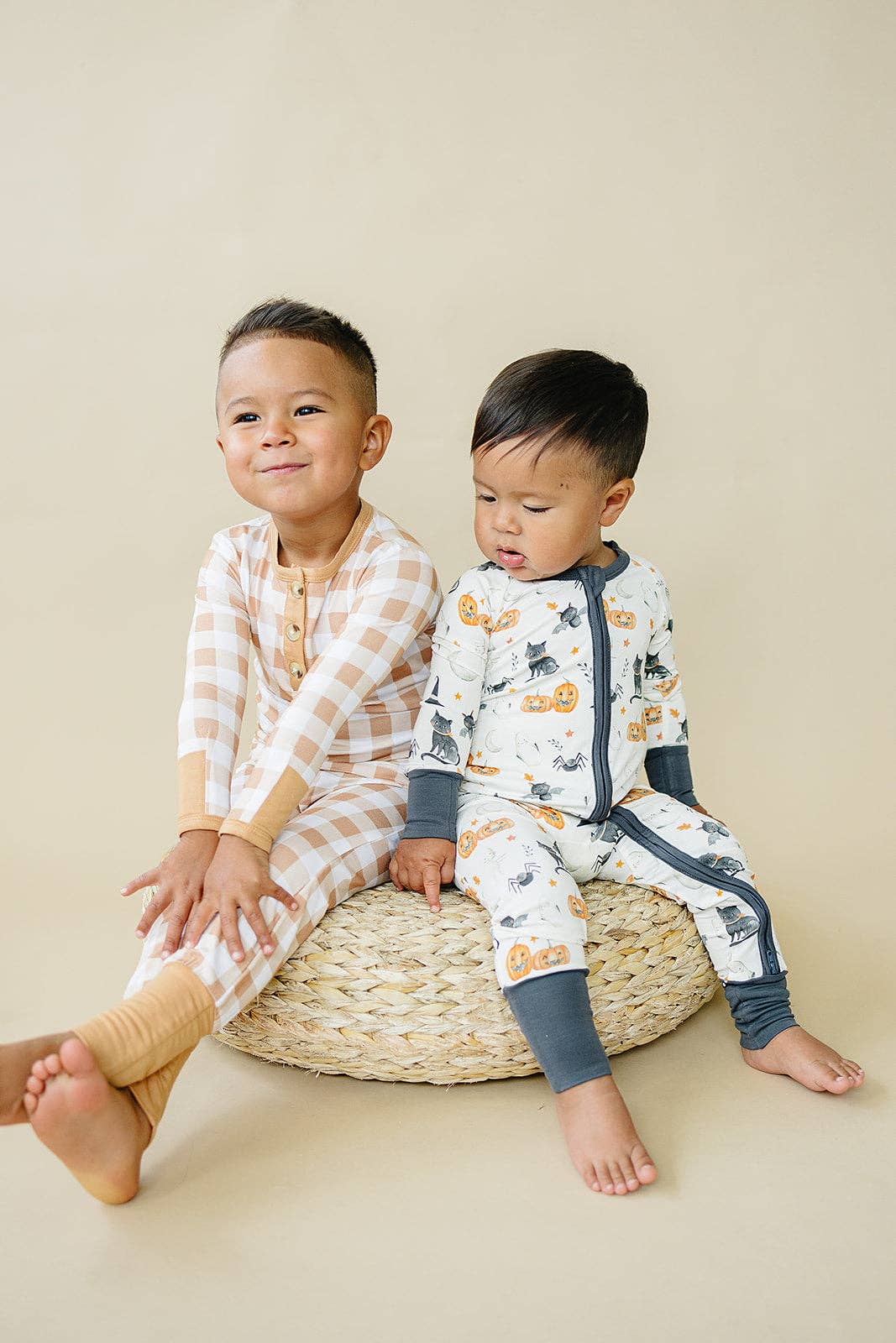 Boo Crew Bamboo Zippy Romper Halloween Baby Pajamas PJs