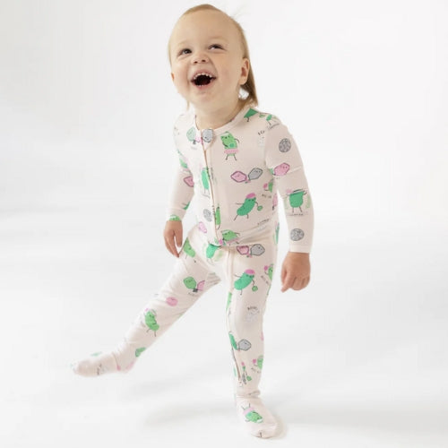 Pickleball Pink Footie