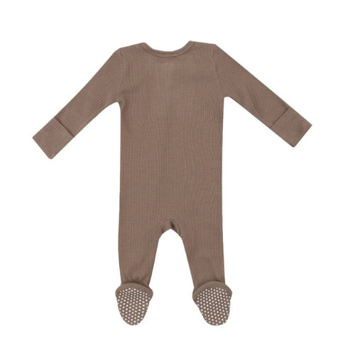 2 Way Zipper Footie Solid Thermal Sinopia Fresco