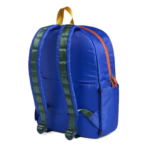 Kane Backpack - Blue Wiggly Puffer