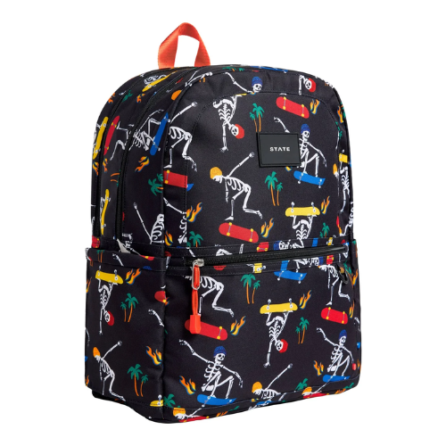 Kane Double Pocket Backpack - Skeleton Skate