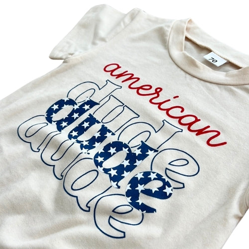 American Dude T Shirt Romper