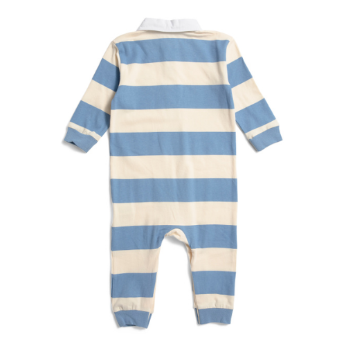 Rugby Stripe Football Romper