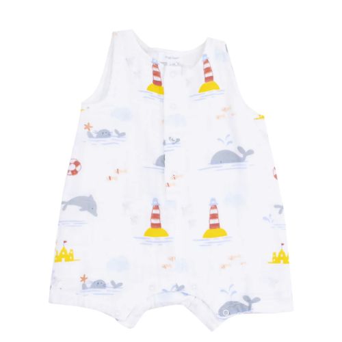 Sleeveless Shortie Romper - Take Me To The Sea