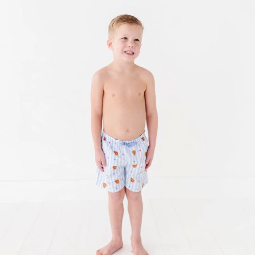Stripe Out Boys Swim Trunks