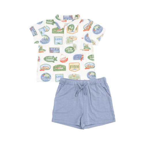 Polo Shirt and Short - Bait Shop Signage