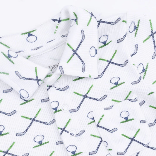 Angel Dear Simple Golf Polo & Shorts Set