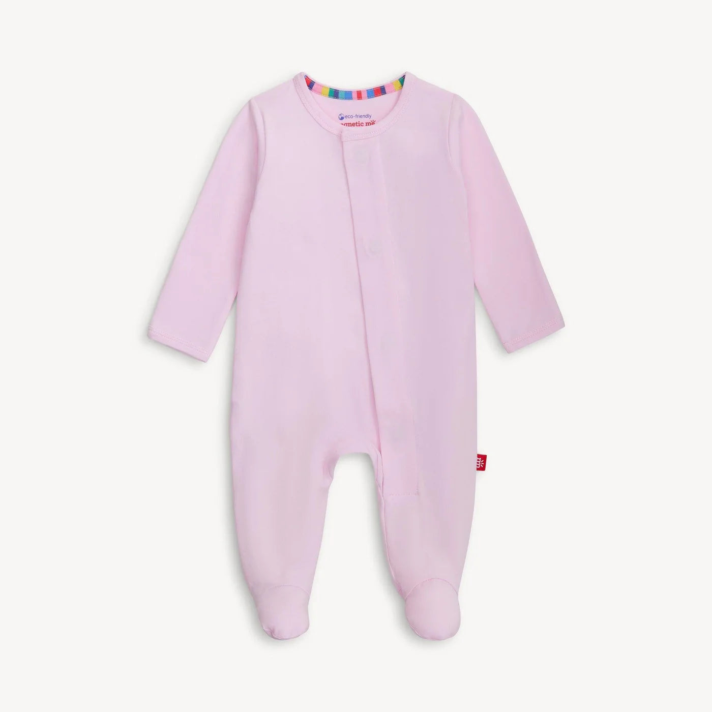 Soft Petal Pink CloudStretch™ Magnetic Footie