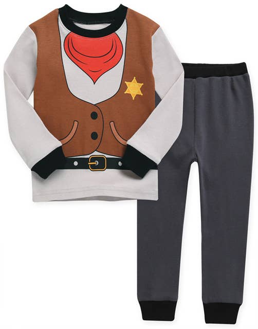 Cowboy Cotton Long Sleeve PJs